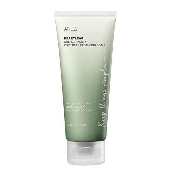 Anua - Heartleaf Quercetinol Pore Deep Cleansing Foam - 150 ml